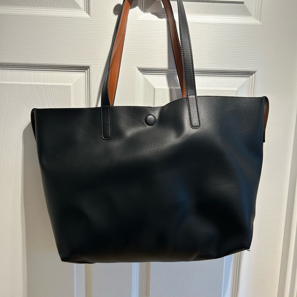 Target Black and Brown Tote Bag
